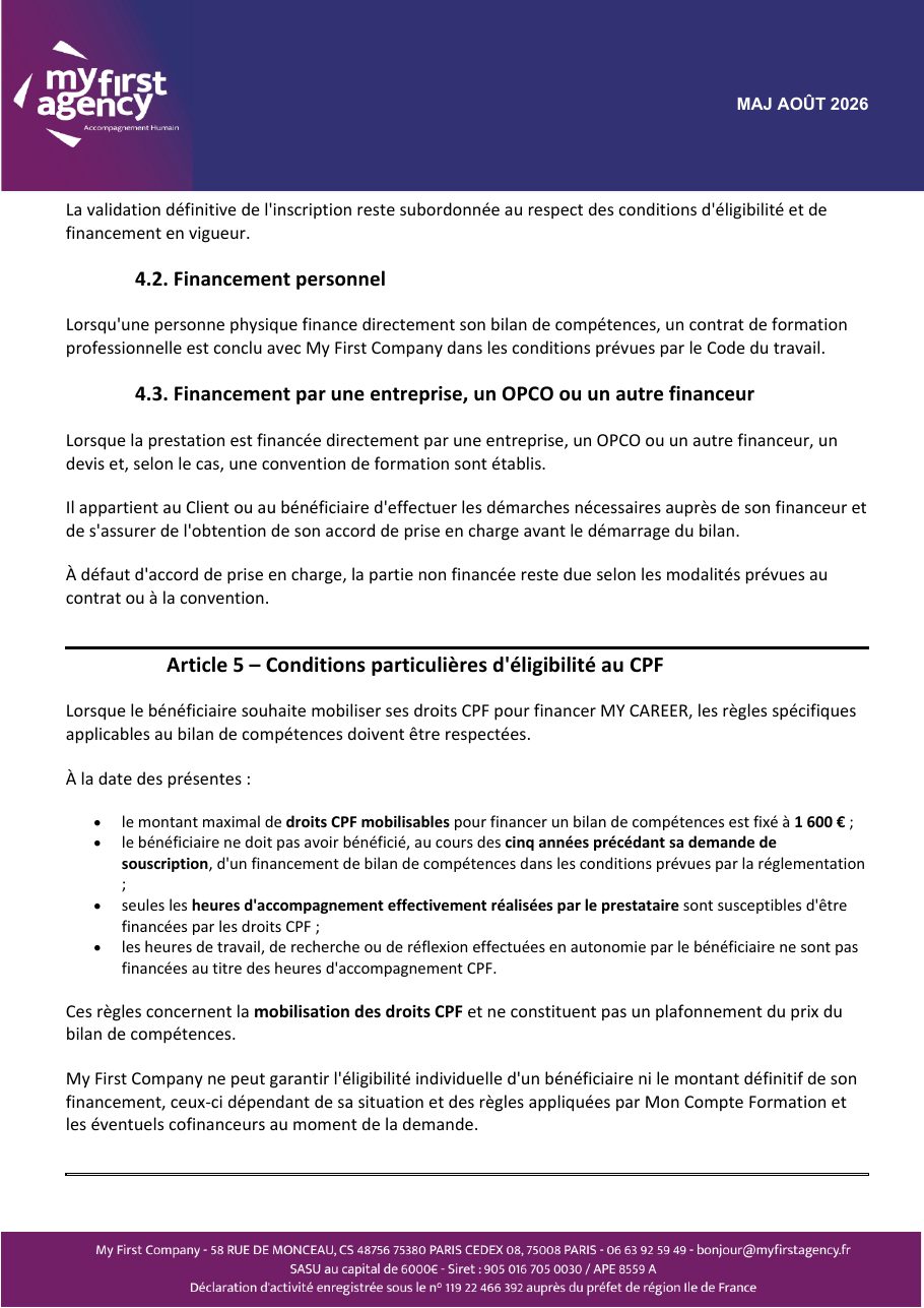 Conditions générales de vente — page 3 sur 10