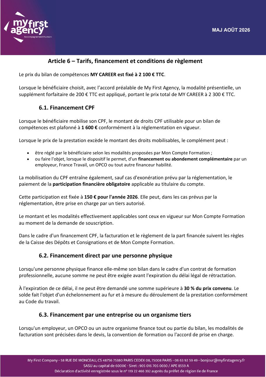 Conditions générales de vente — page 4 sur 10