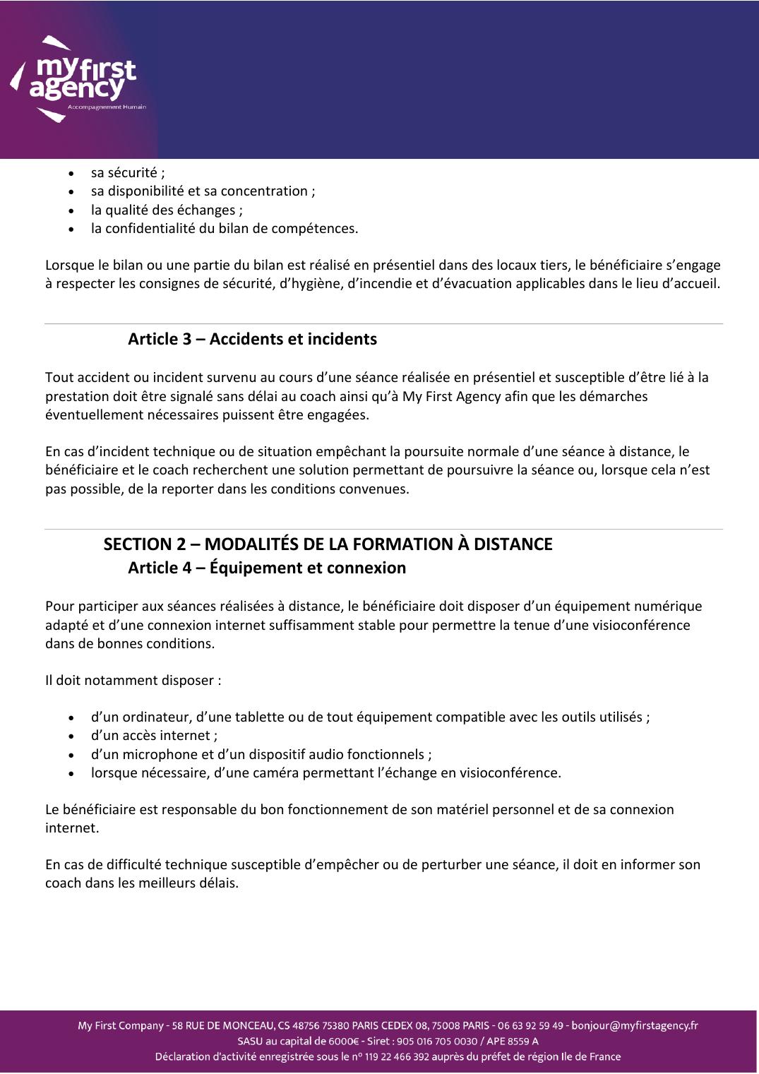 Règlement intérieur — page 2 sur 7