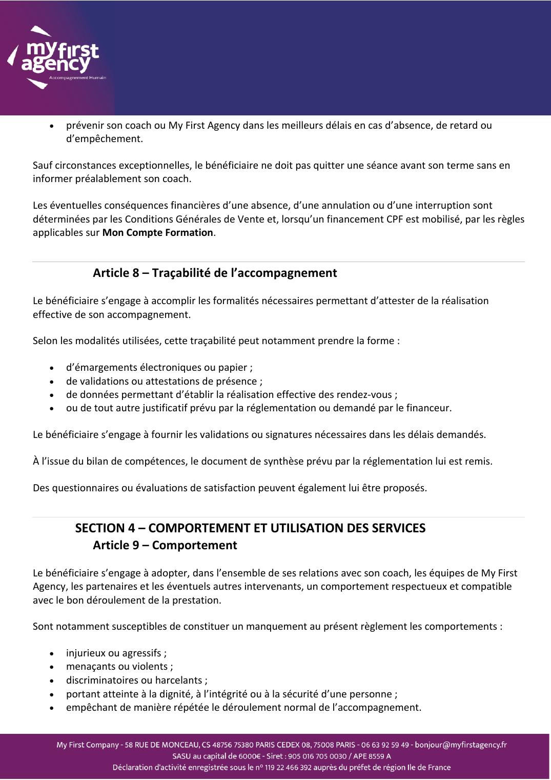 Règlement intérieur — page 4 sur 7