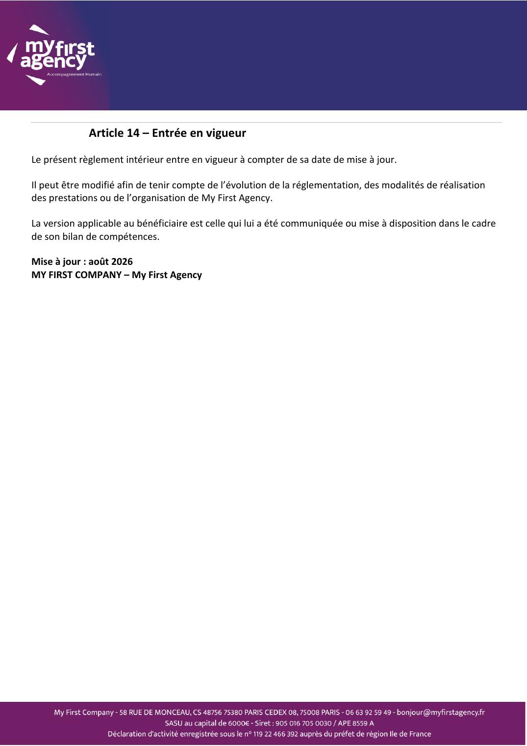 Règlement intérieur — page 7 sur 7